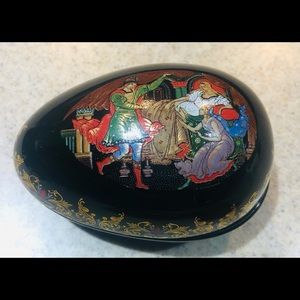 Vintage Music Box Hand painted